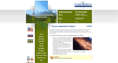 Desktop Screenshot of creationworldview.org